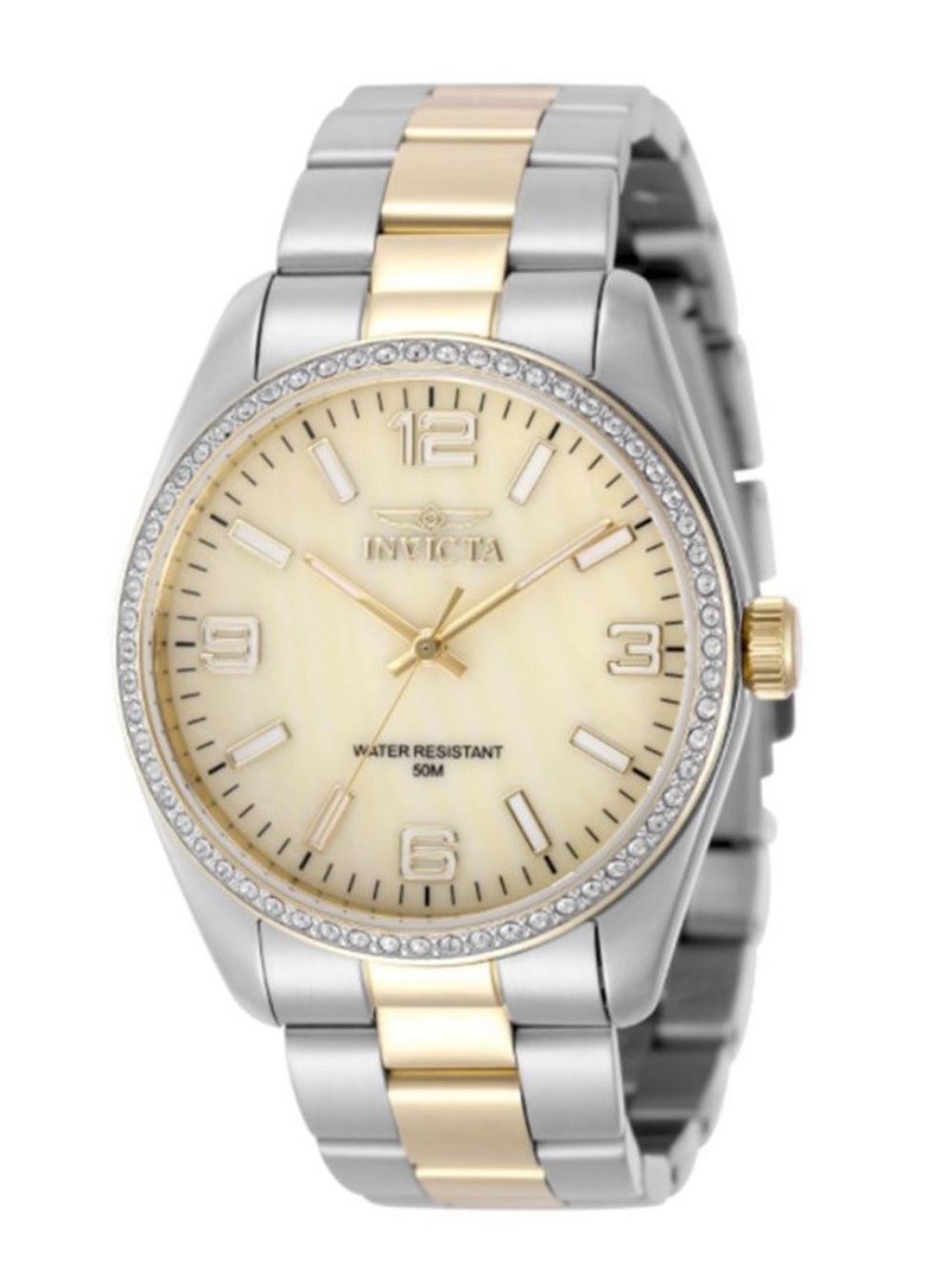 Invicta Specialty Unisex Watch w/ Mother of Pearl Dial - 38mm, Gold